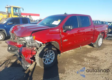 2021 Chevrolet Silverado 1500 4Wd Short Bed Rst from USA, damaged, VIN 1GCUYEED9MZ364776